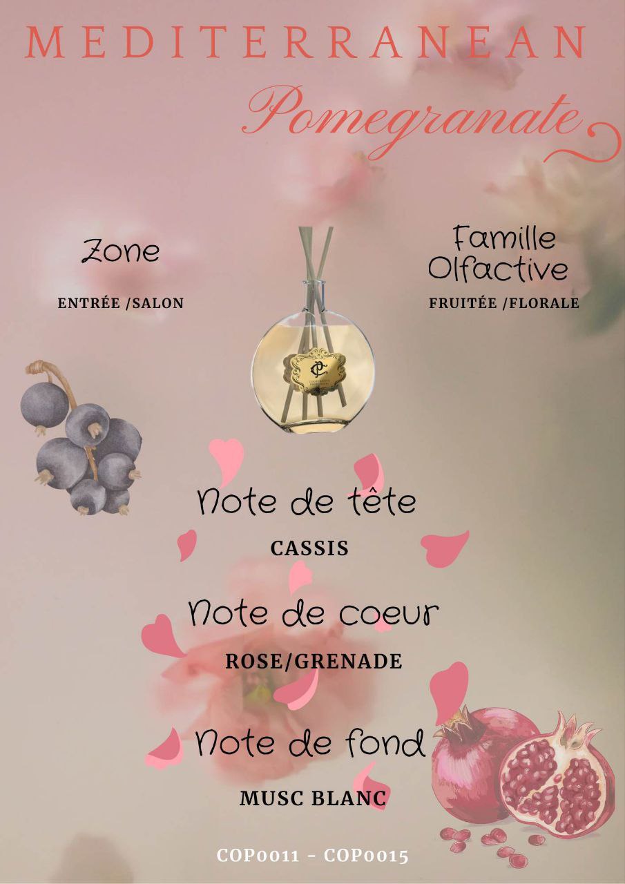 Room fragrance diffuser - Mediterranean Pomegranate