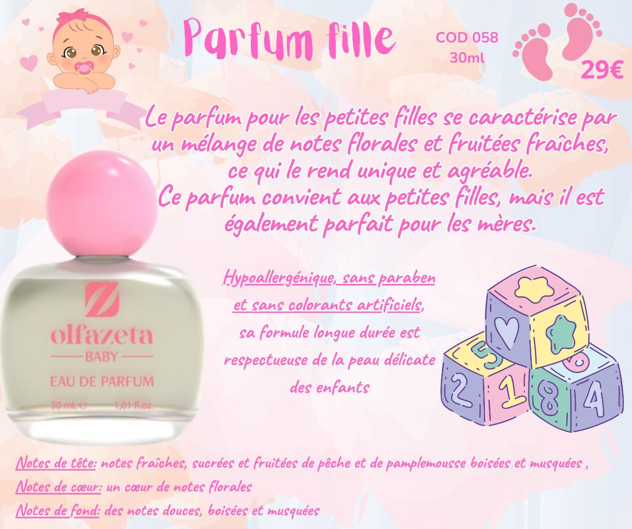 Children's Perfumes - Hypoallergenic Girls