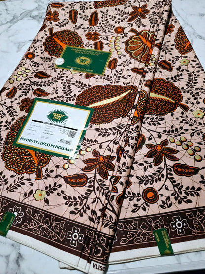 Wax Vlisco - Wax Hollandais Coton Satin