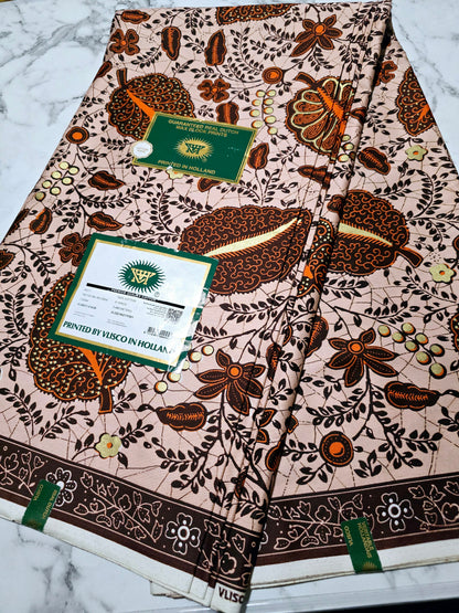 Wax Vlisco - Wax Hollandais Coton Satin